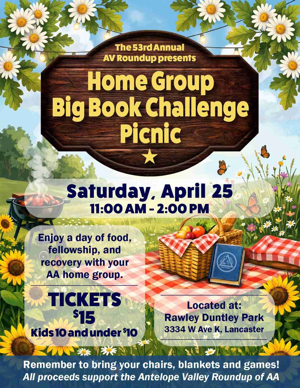 Home Group Big Book Picnic