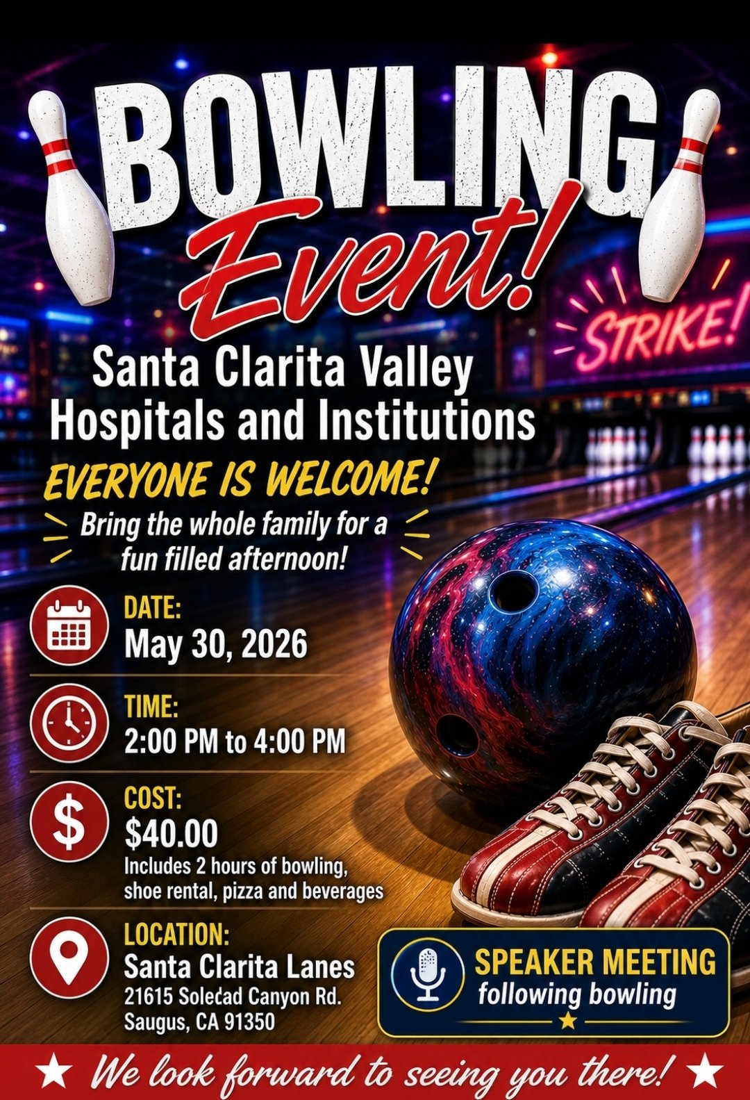2026 05 30 bowling event scv hospitals and institutions
